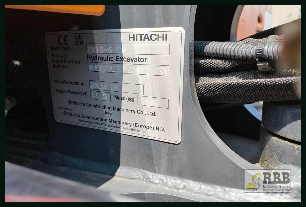 Hitachi ZX 19-6 CR 소형 굴삭기 7톤 미만