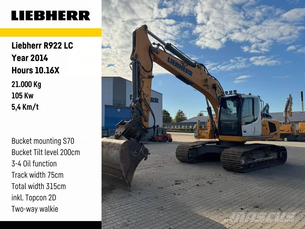 Liebherr R 922 대형 굴삭기 29톤 이상