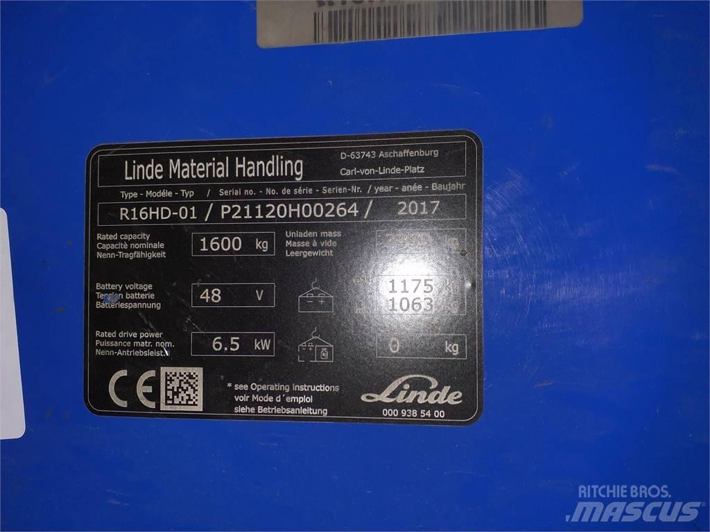 Linde R16HD 리치 트럭