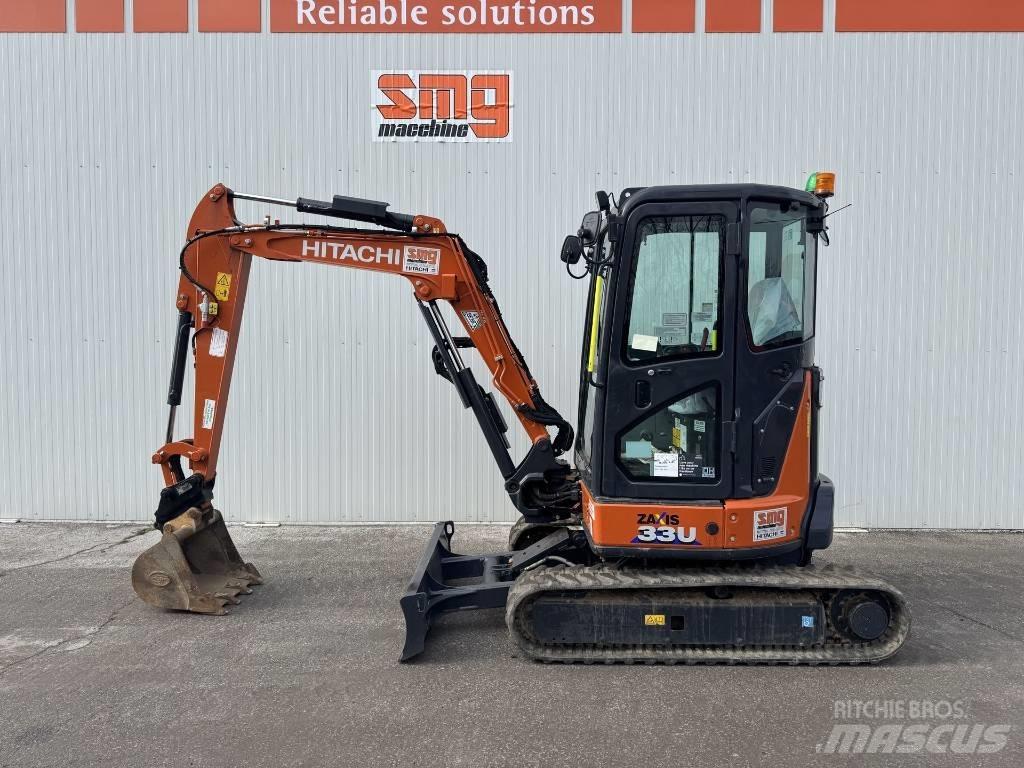 Hitachi ZX 33 U-6 소형 굴삭기 7톤 미만