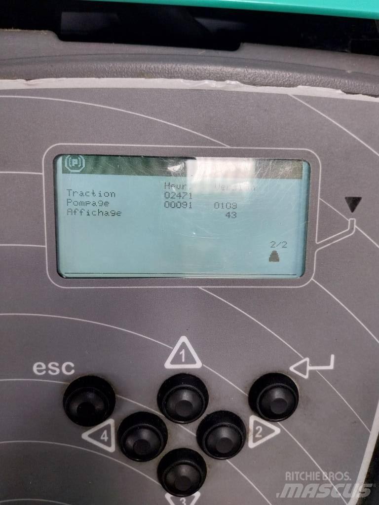 Mitsubishi SBV 16 N 보행식 리치 지게차