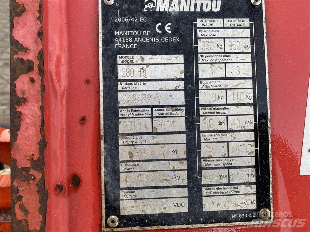 Manitou 280TJ 관절형 전동이동 리프트