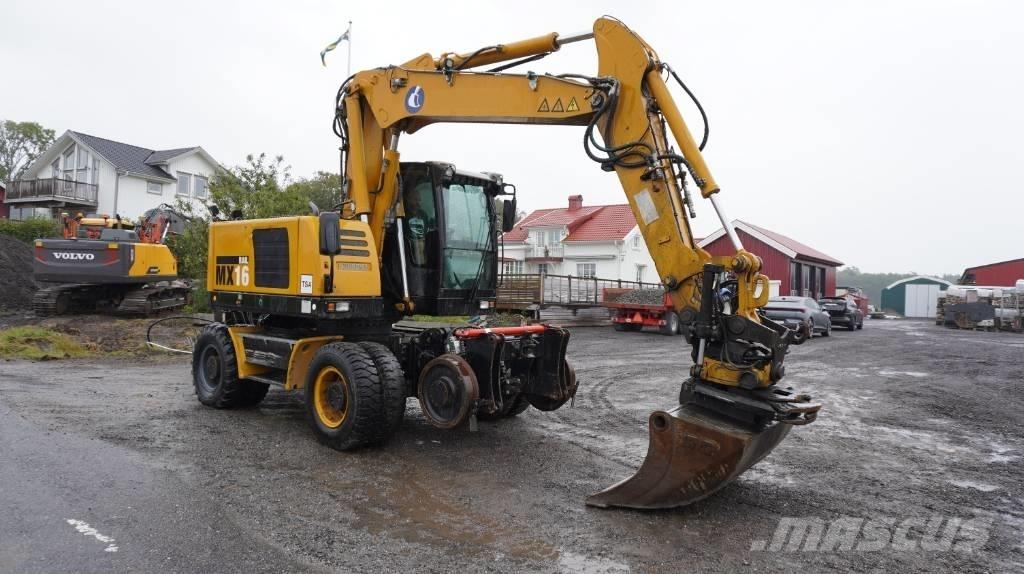 Hydrema MX 16 Rail  휠 굴삭기