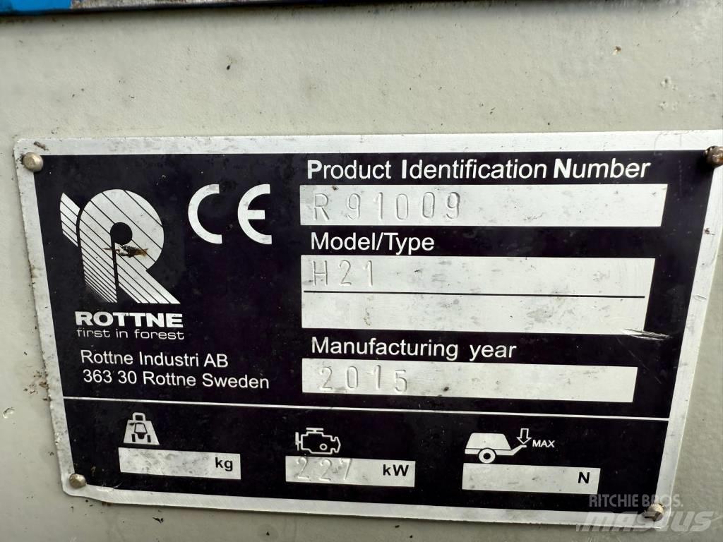 Rottne H21D 원목 하베스터
