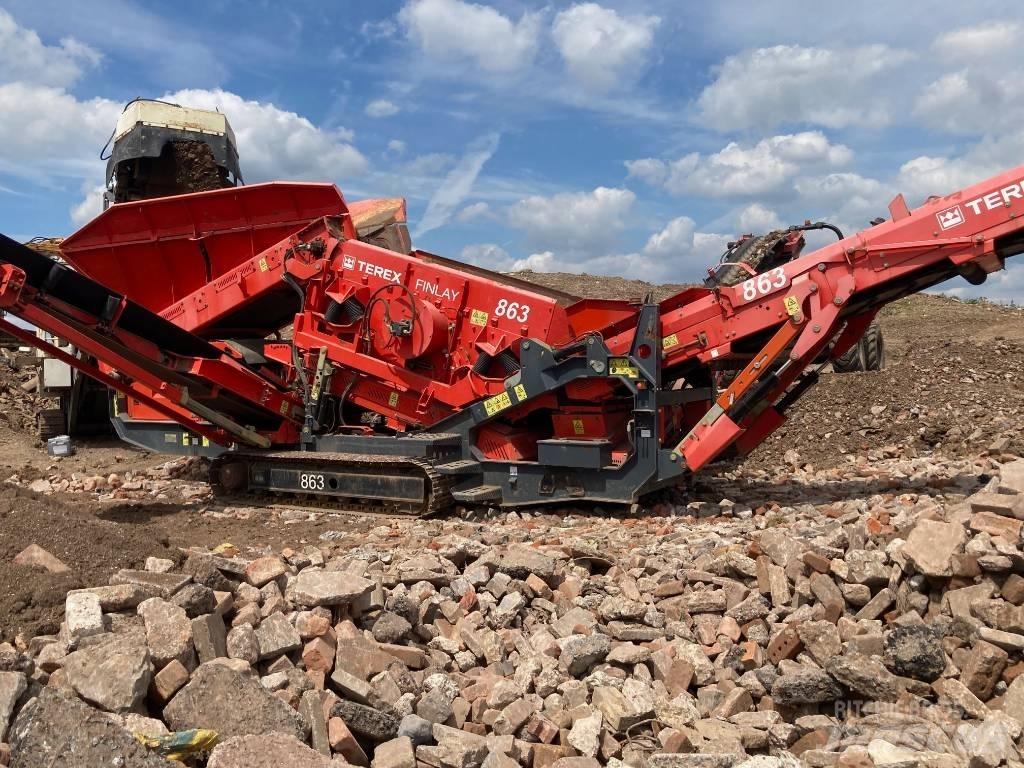 Terex Finlay 863 이동식 선별기