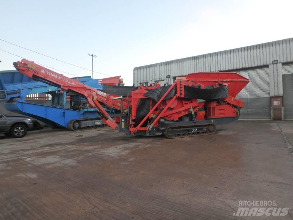 Terex Finlay 863 이동식 선별기