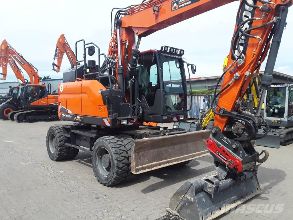 Doosan DX 165 W-5  휠 굴삭기