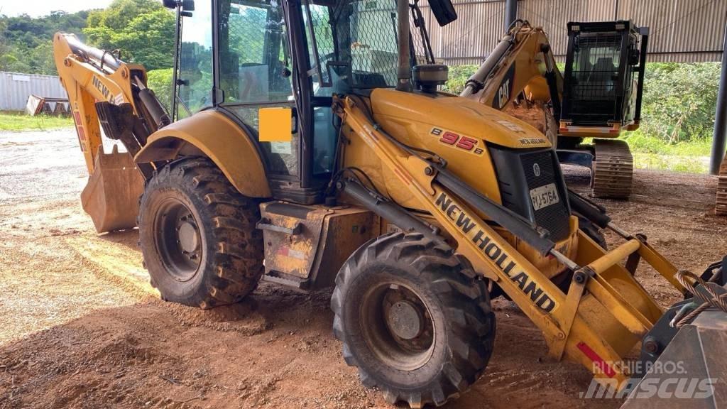 New Holland B 95 B 백호로더