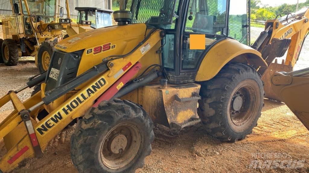 New Holland B 95 B 백호로더