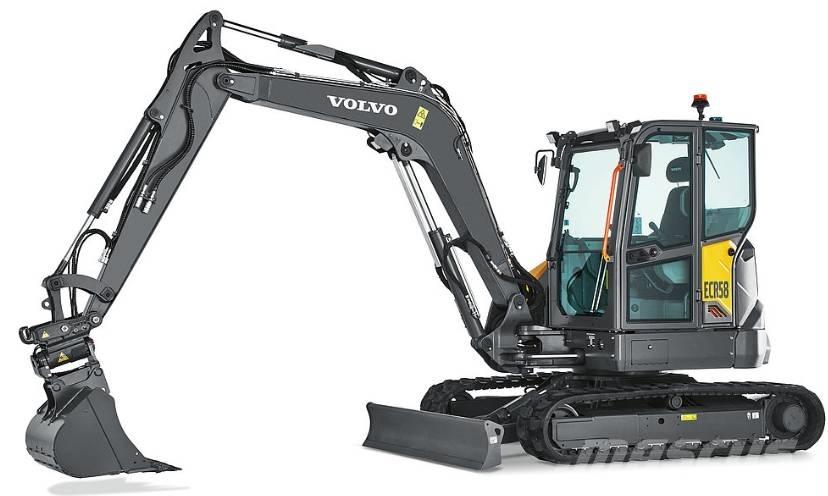 Volvo ECR58F NY/NEW 소형 굴삭기 7톤 미만