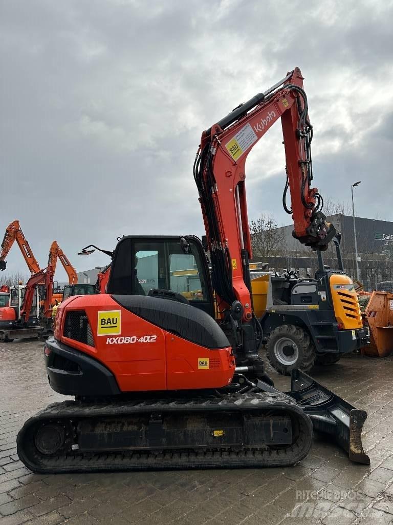 Kubota KX 080-4 중형굴삭기 7톤-28톤