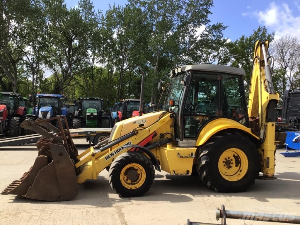 New Holland B 110 백호로더