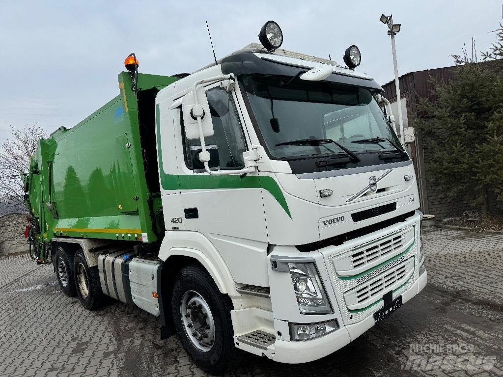 Volvo FM 420 폐기물 수거 트럭