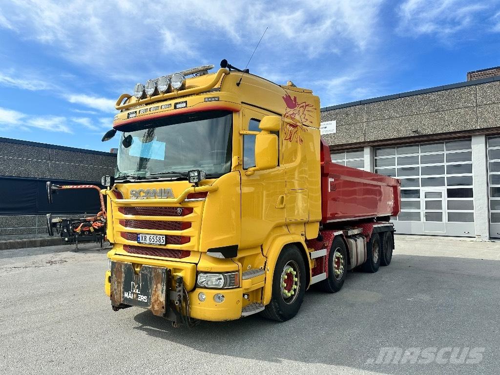 Scania 730 R 훅 리프트 트럭