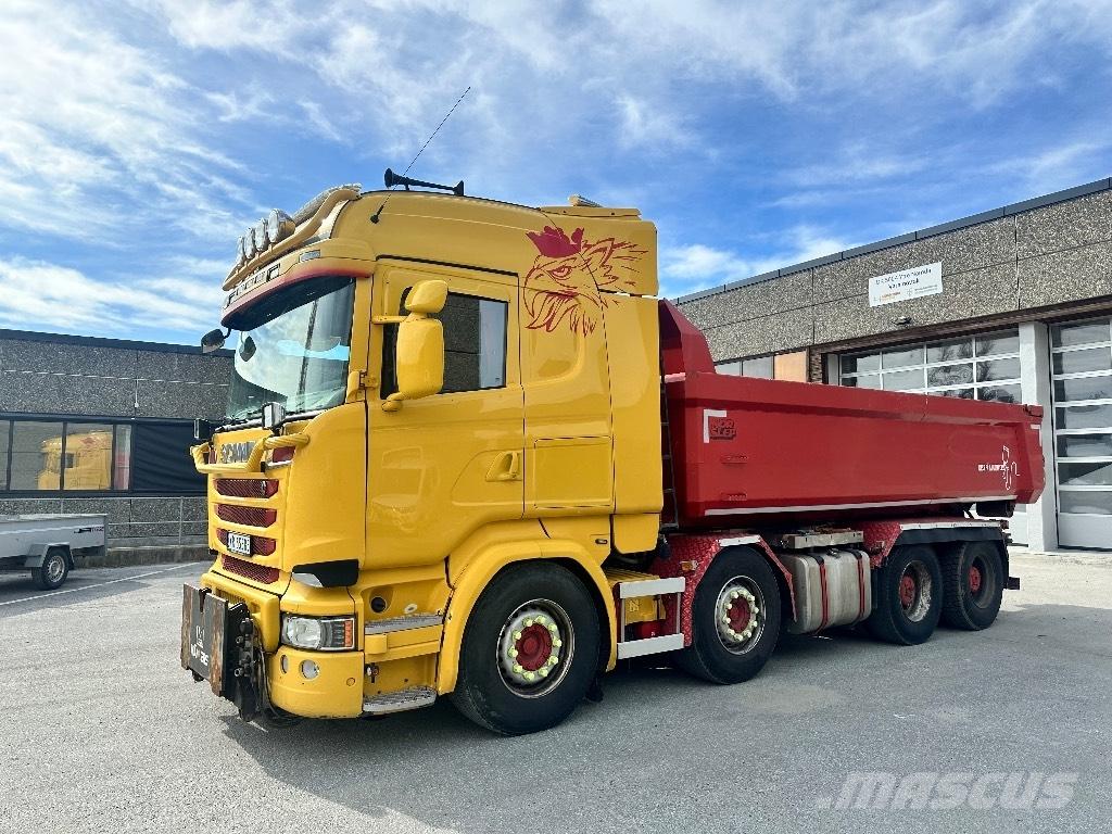Scania 730 R 훅 리프트 트럭