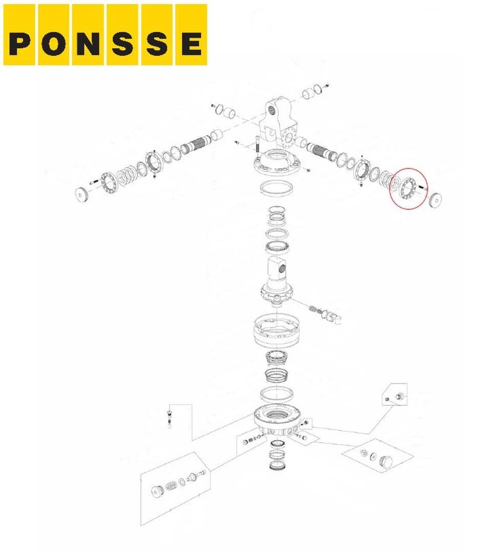 Ponsse 0060881 포워더 크레인