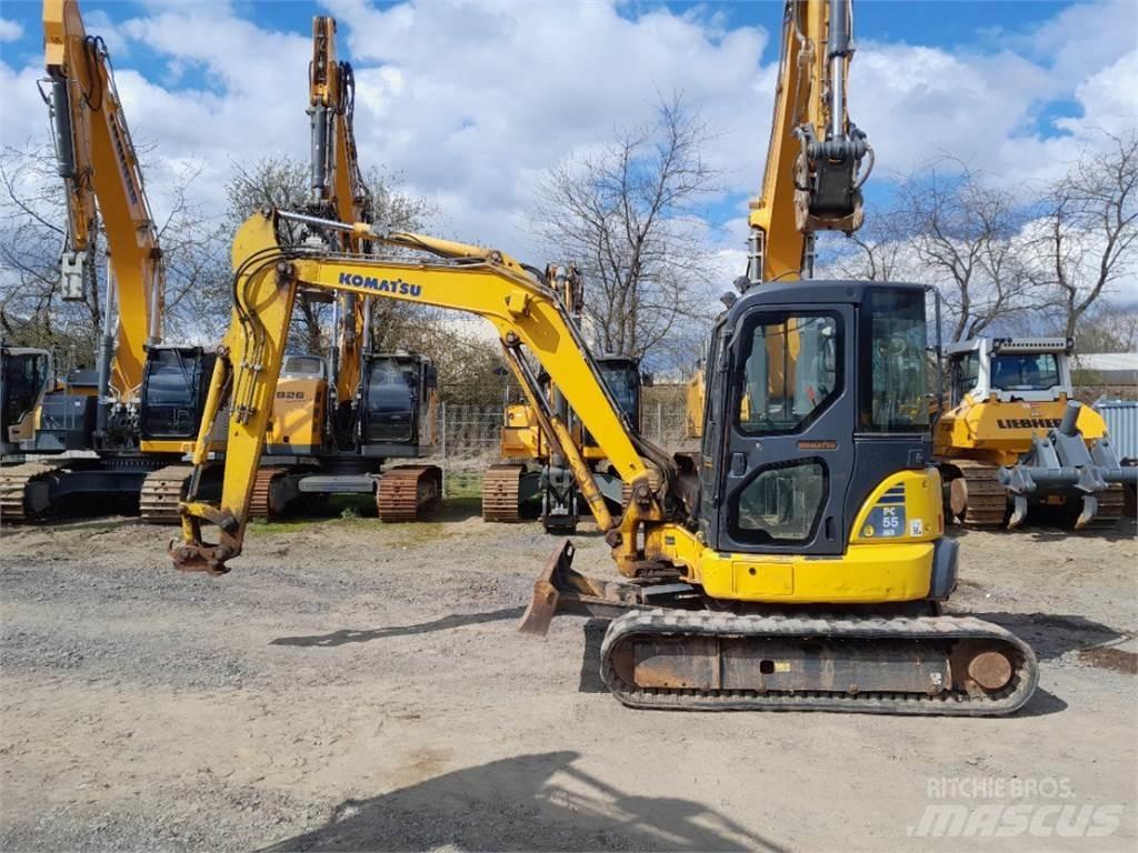 Komatsu PC55MR-3 소형 굴삭기 7톤 미만