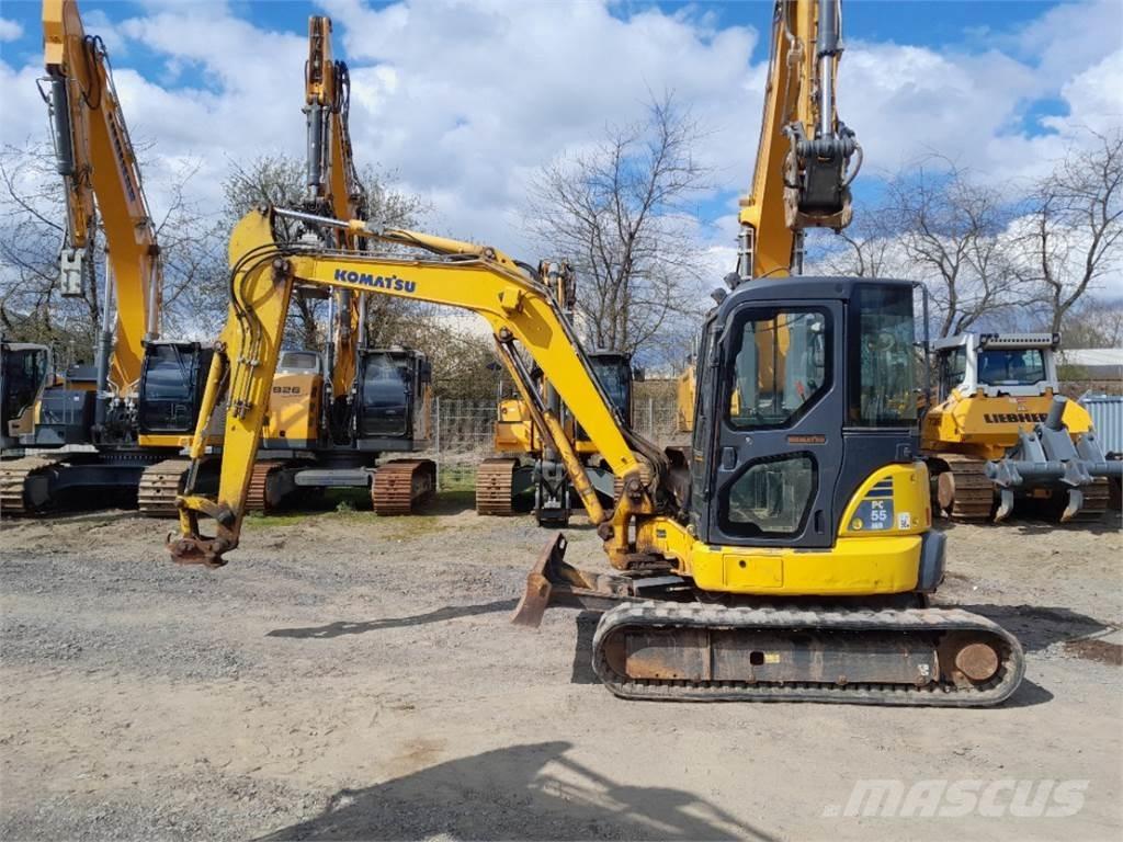 Komatsu PC55MR-3 소형 굴삭기 7톤 미만