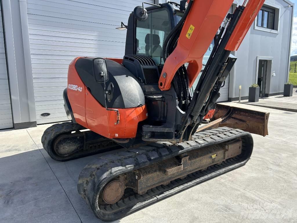 Kubota KX 080-4 중형굴삭기 7톤-28톤