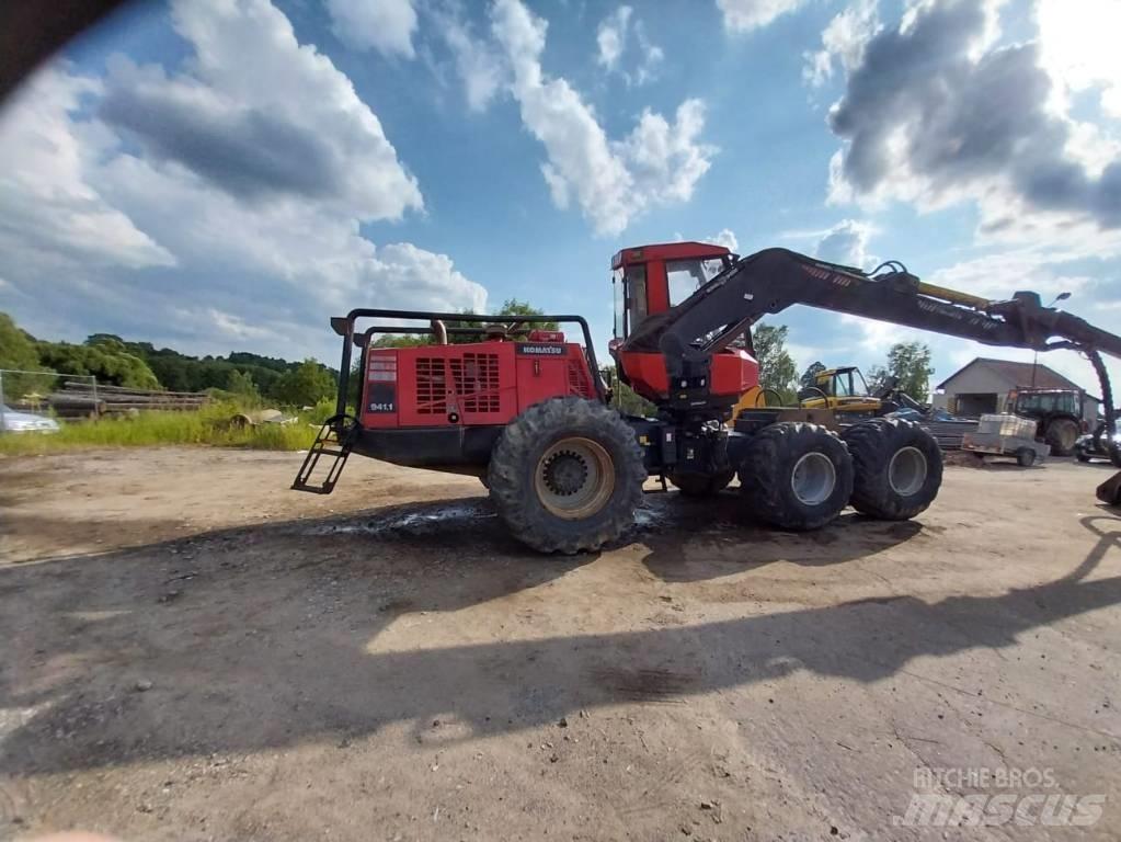 Komatsu 941.1 원목 하베스터