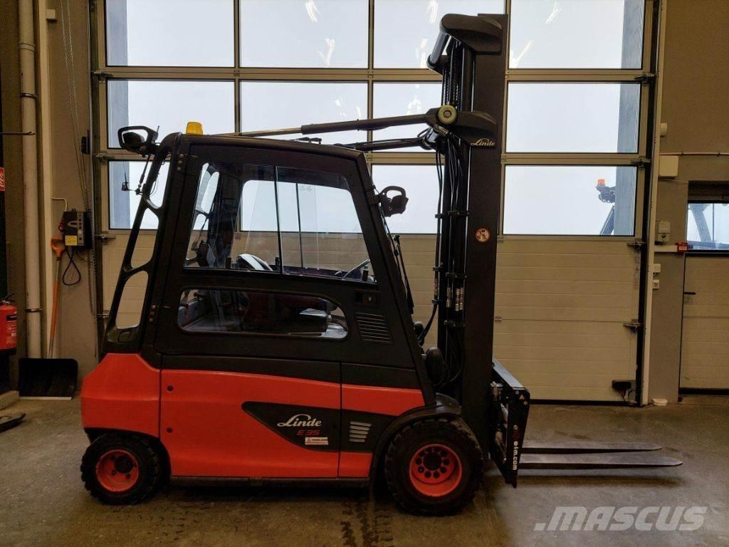 Linde E 35 전동 지게차