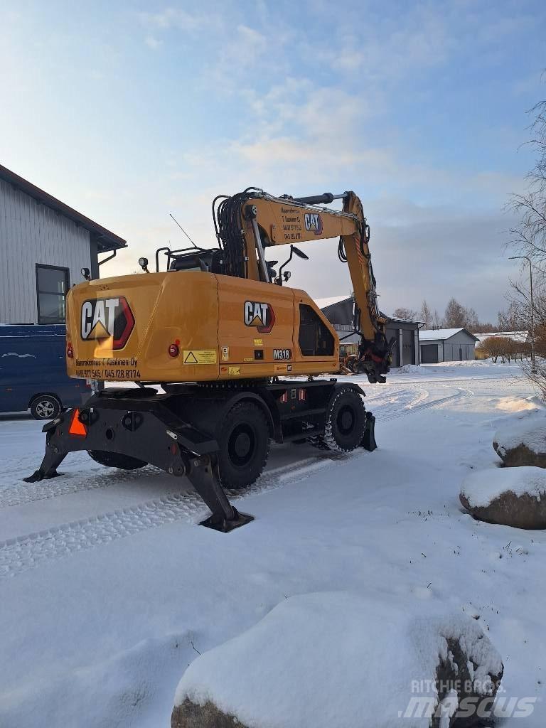 CAT M 318  휠 굴삭기