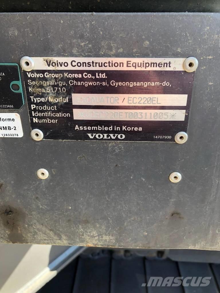 Volvo EC 220 EL 중형굴삭기 7톤-28톤