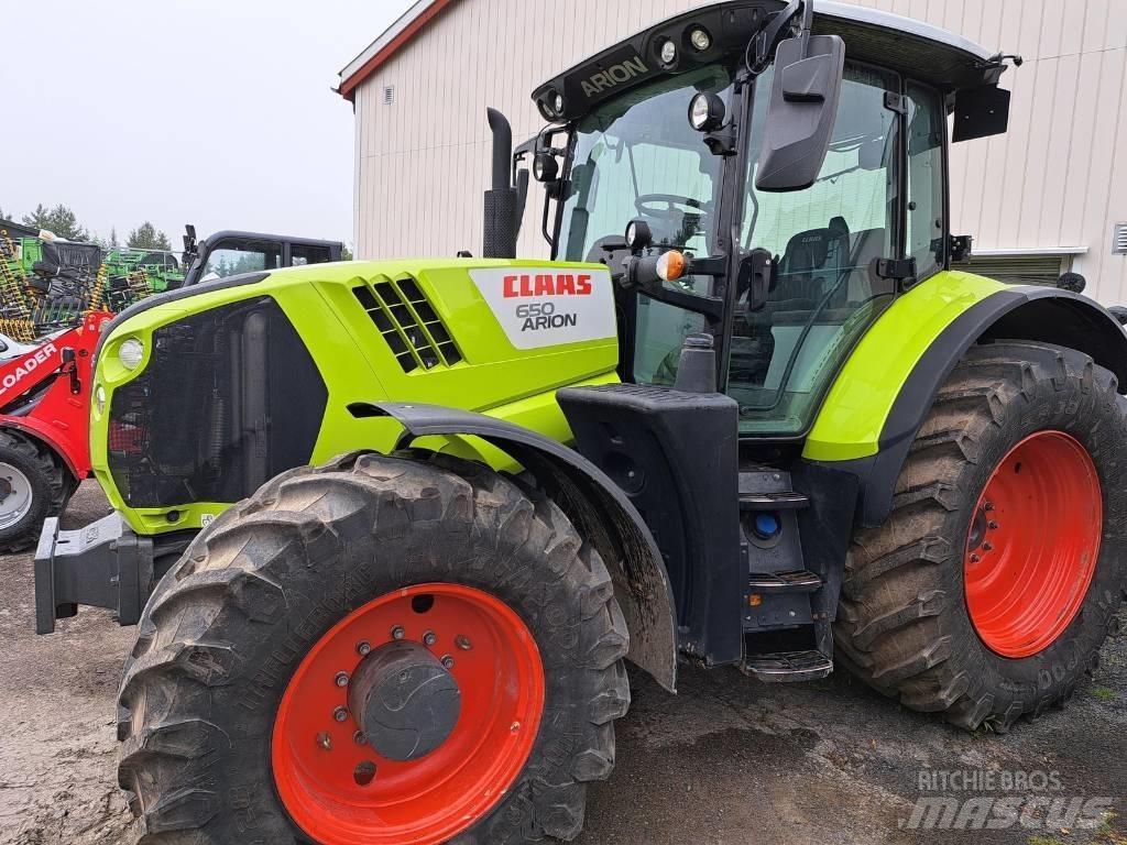 CLAAS 650 cis + 트랙터