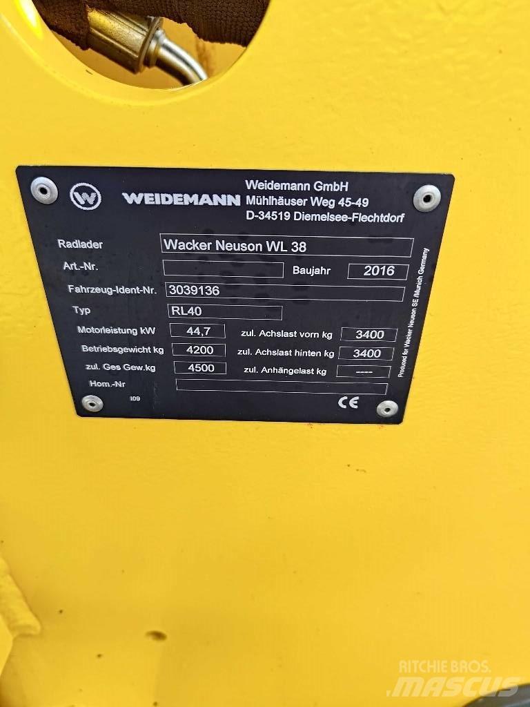 Wacker Neuson WL 38  휠로우더