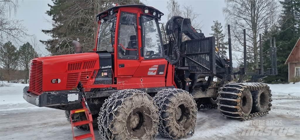 Komatsu 865 원목 포워더