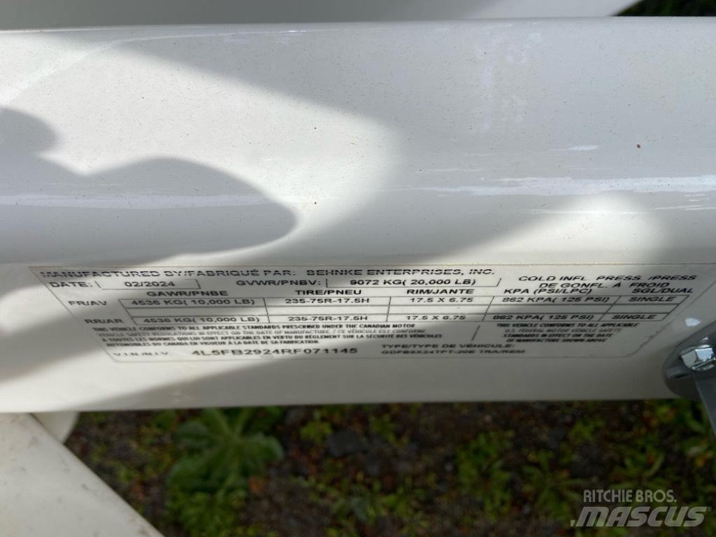Behnke 8X24TPT-20E 기타 트레일러