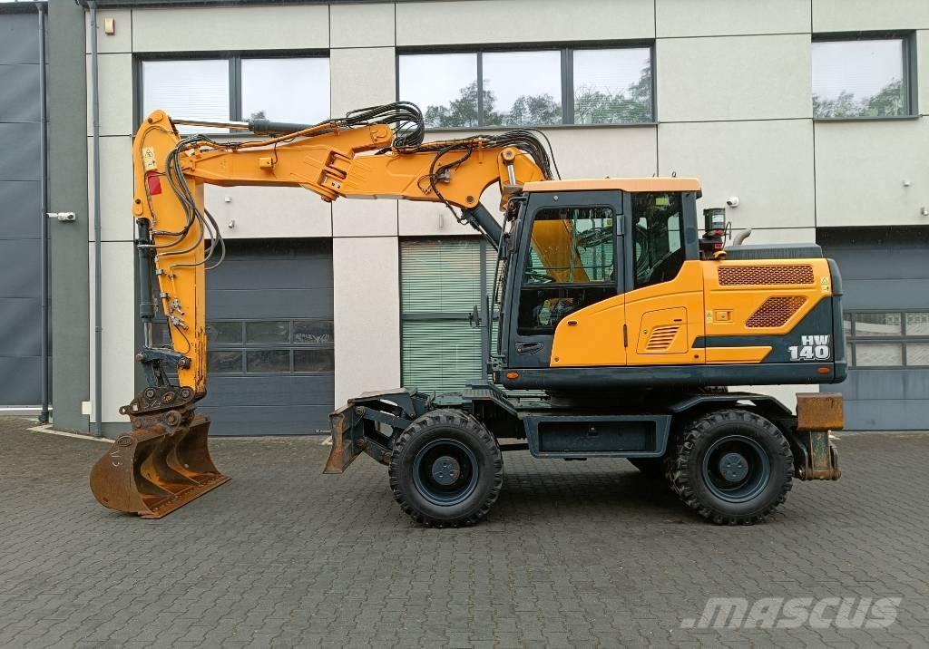 Hyundai HW140  휠 굴삭기