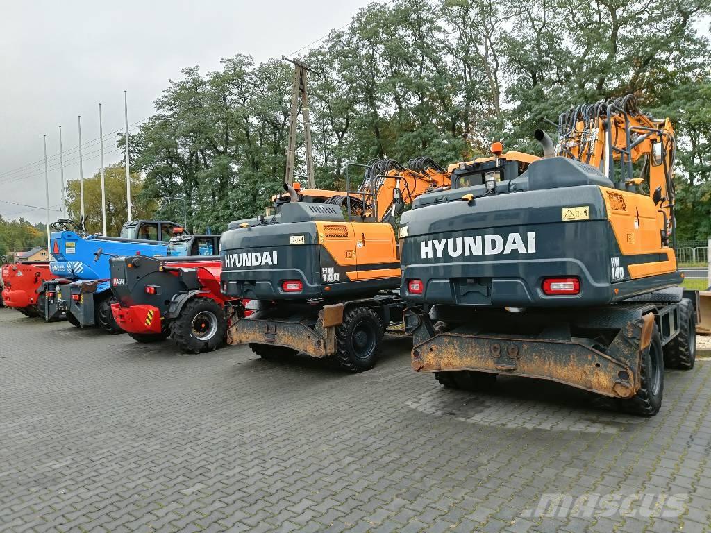Hyundai HW140  휠 굴삭기