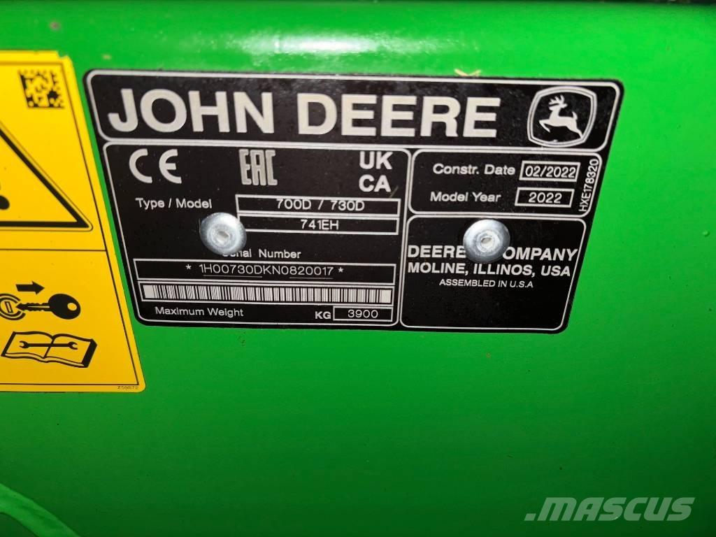 John Deere T670I 4WD 콤바인 수확기