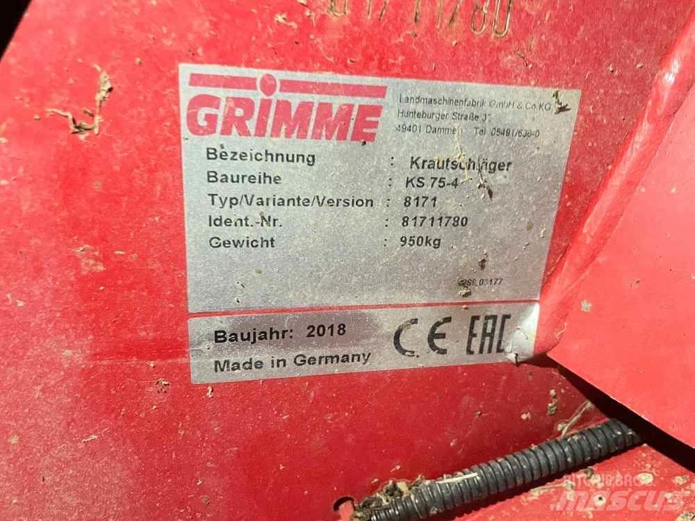 Grimme KS 75-4 감자설비 - 기타