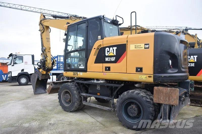 CAT M316F  휠 굴삭기