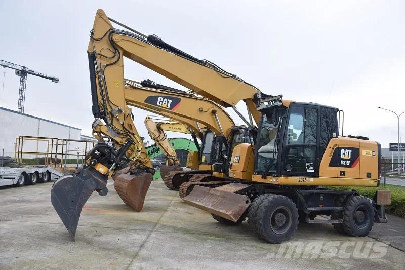 CAT M316F  휠 굴삭기