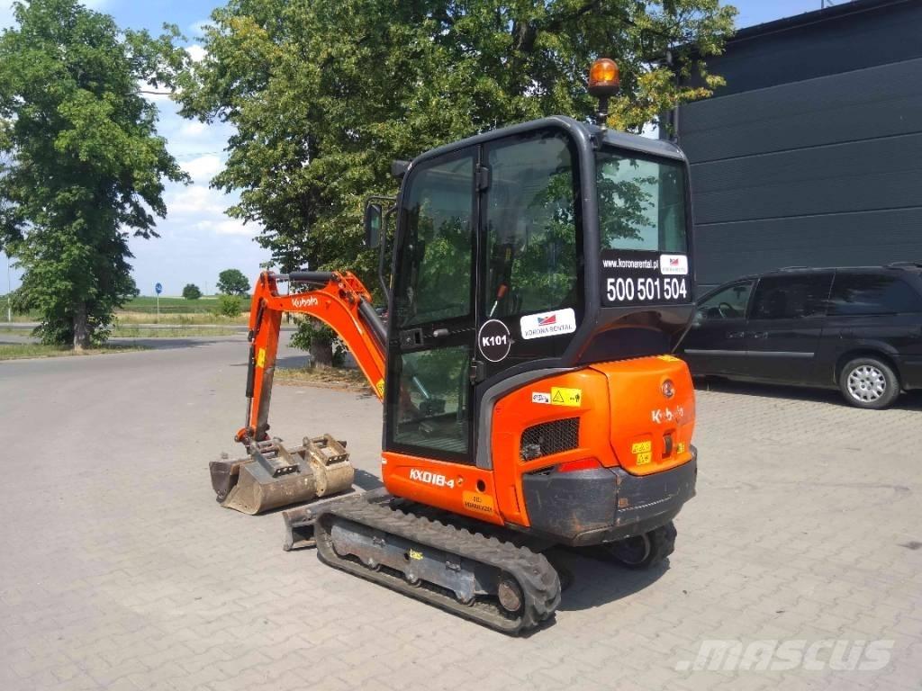 Kubota KX 018-4 소형 굴삭기 7톤 미만