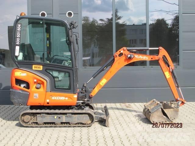 Kubota KX 018-4 소형 굴삭기 7톤 미만