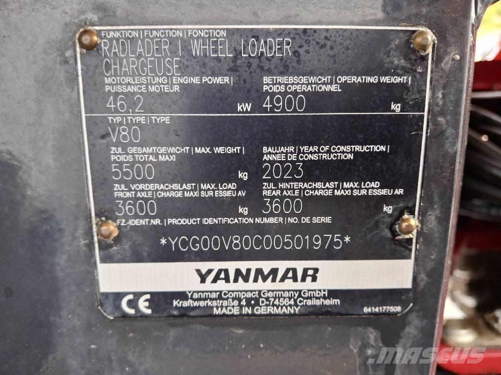 Yanmar V 80  휠로우더