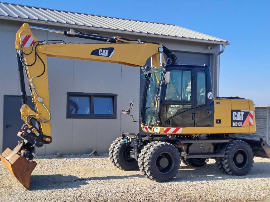 CAT M 313D  휠 굴삭기
