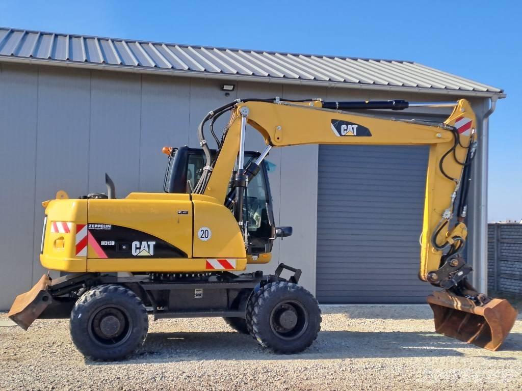 CAT M 313D  휠 굴삭기