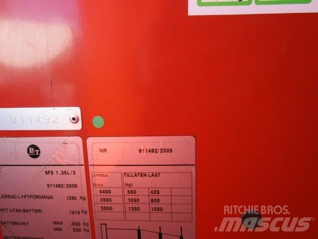 Toyota ståstaplare 보행식 리치 지게차