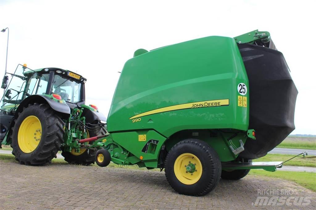 John Deere 990 원형 곤포기