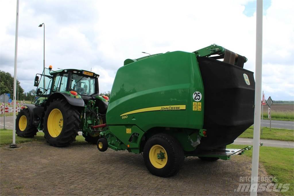 John Deere 990 원형 곤포기