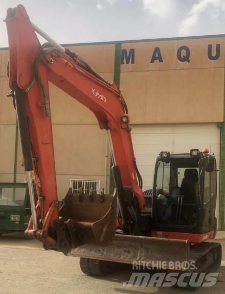 Kubota KX080-4 중형굴삭기 7톤-28톤