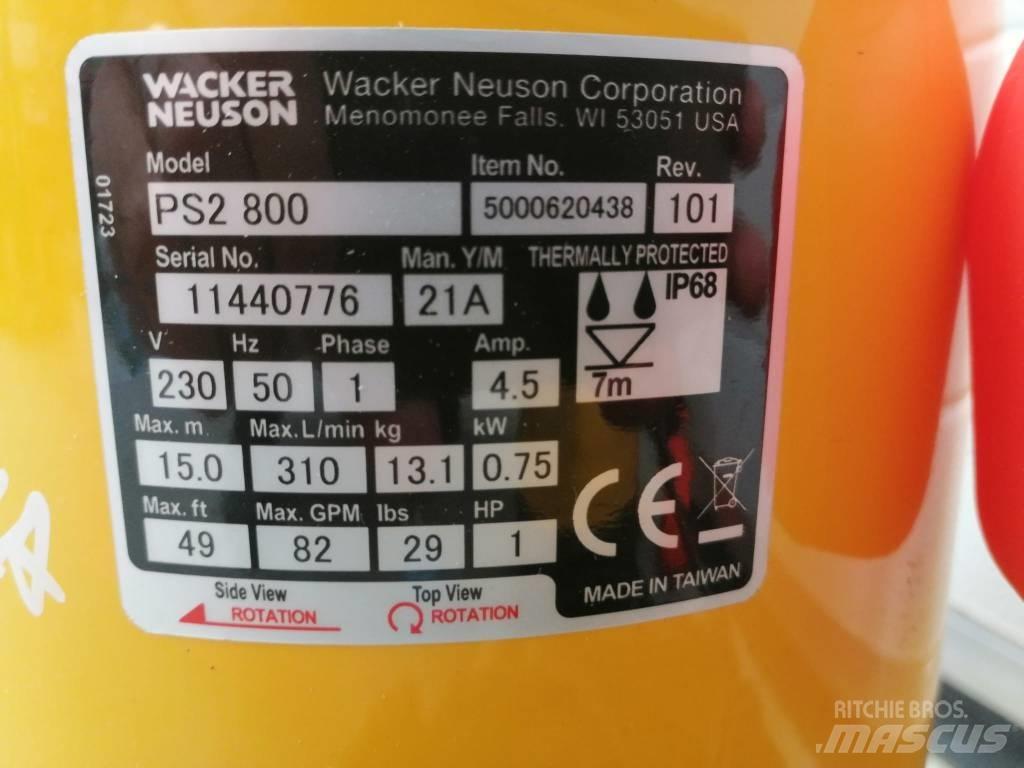 Wacker Neuson PS2800 폐기물 펌프