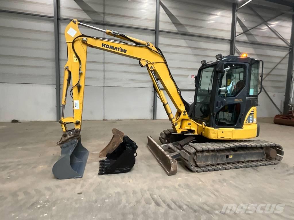 Komatsu PC 55 MR-3 소형 굴삭기 7톤 미만