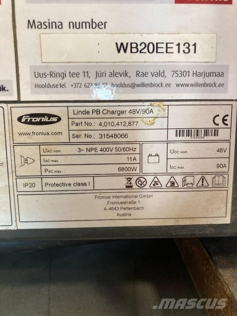 Linde E 16 P 전동 지게차