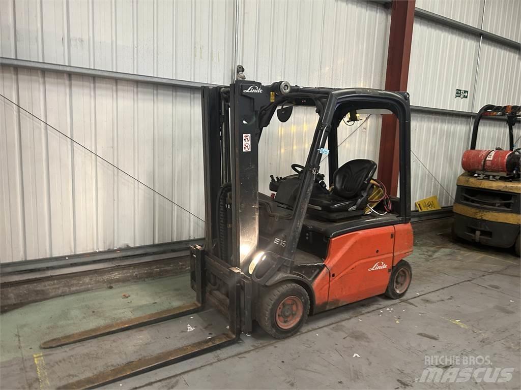 Linde E16P-01 전동 지게차